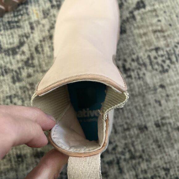 Native Kids Sneakers in Cream and Tan - Picture 5 of 5